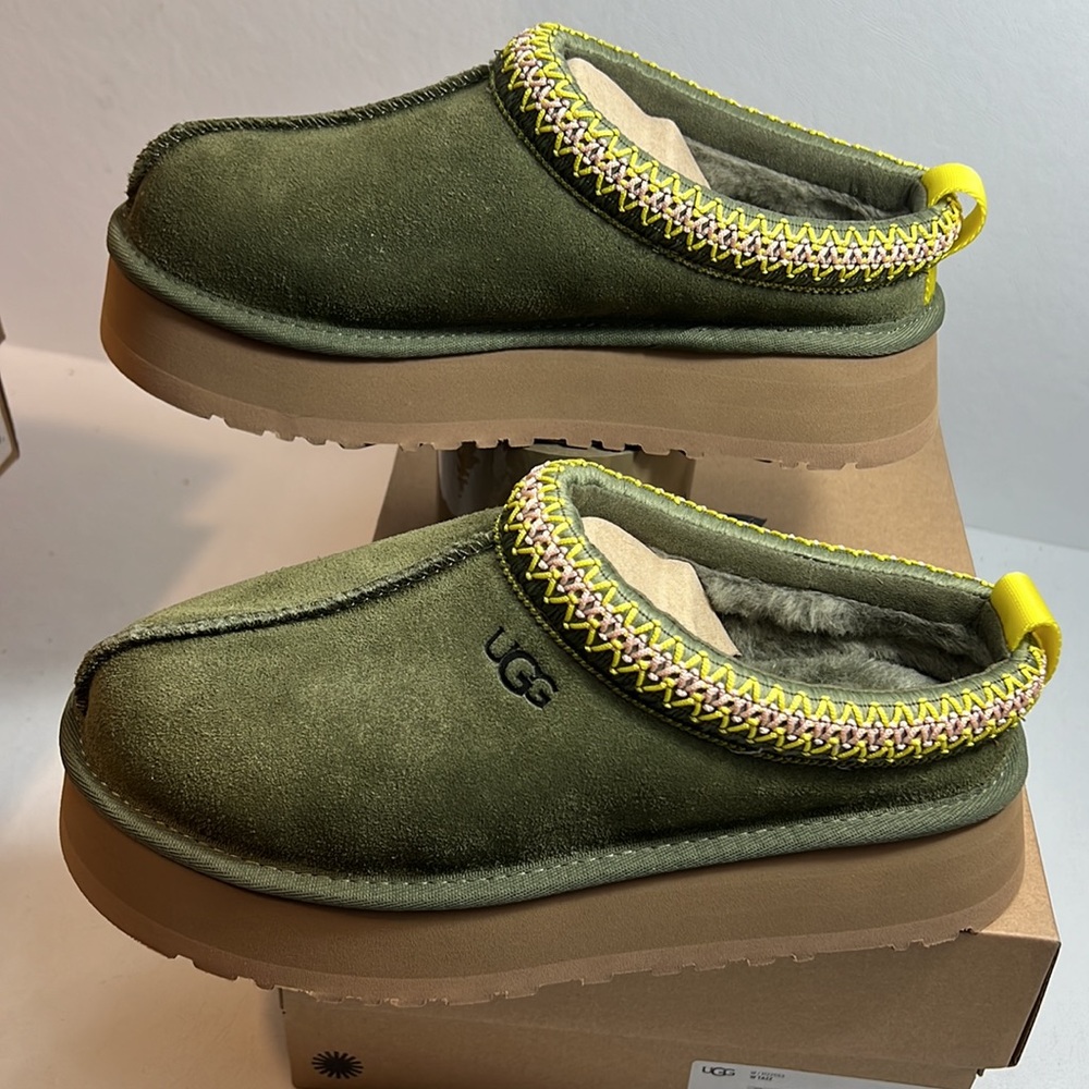 Ugg Tazz slipper burnt olive casual classic stylish chic trending - Picture 3 of 6